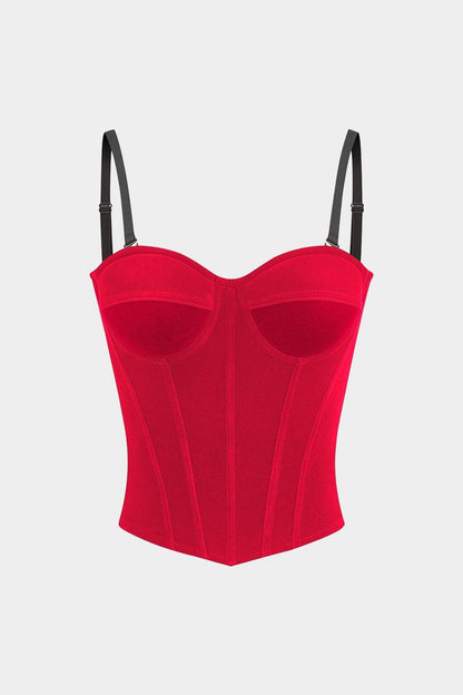 Corset Luxe Velours Féminin