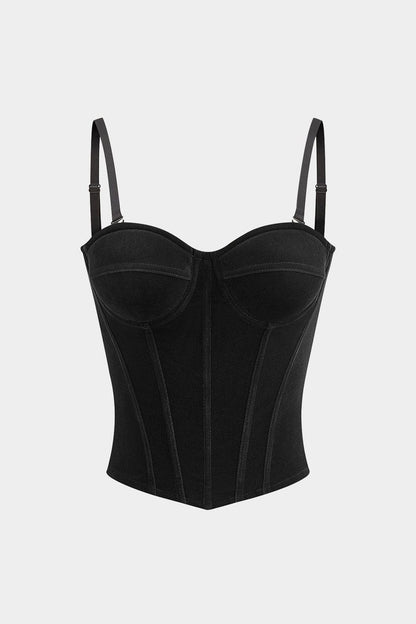 Corset Luxe Velours Féminin