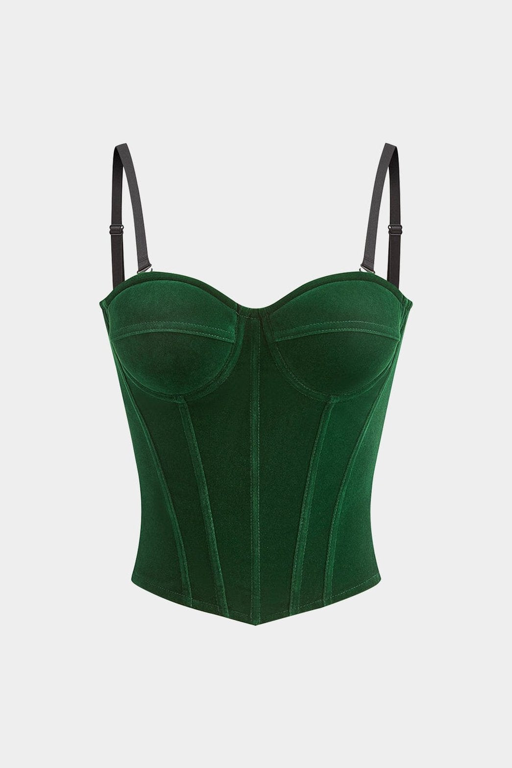 Corset Luxe Velours Féminin - Foivo