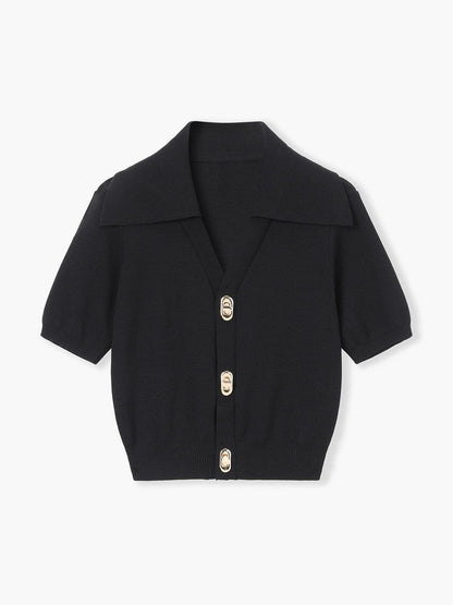 Pull Tricot Col Ronde Chic - Foivo
