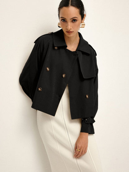 Manteau Classique à Fermeture Éclair