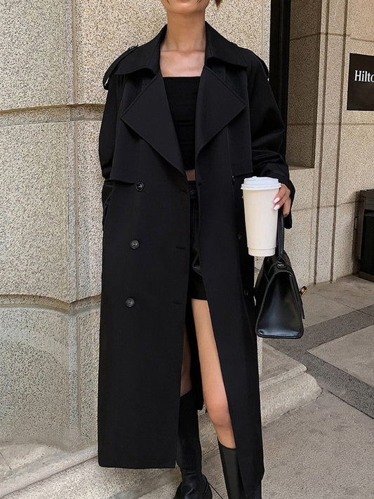 Manteau Long Chic Classique - Foivo