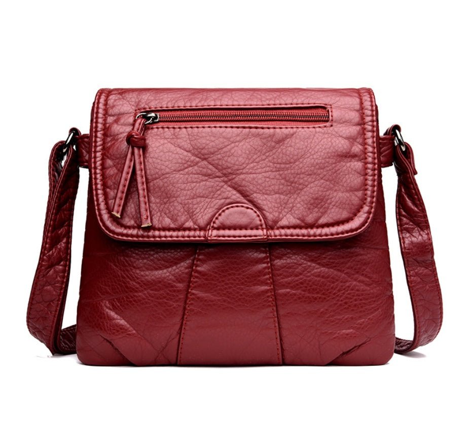 Sac à main en cuir noir chic pour femme