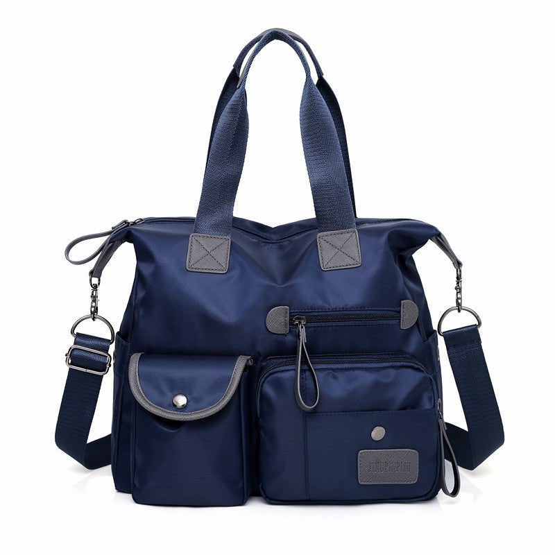 Sac à main femme polyvalent en nylon indigo chic