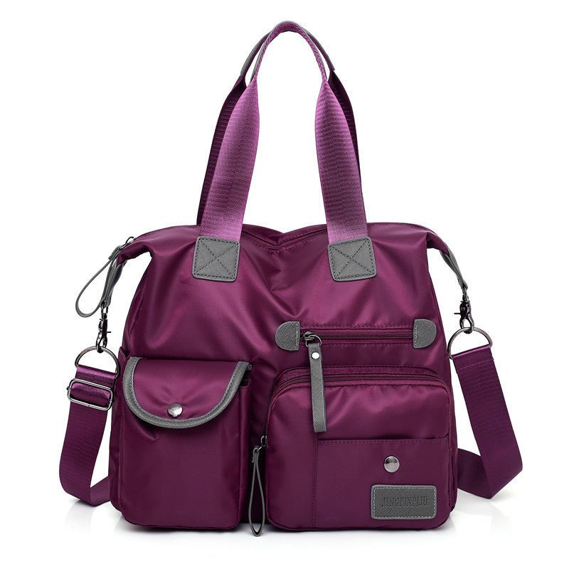 Sac à main femme polyvalent en nylon indigo chic