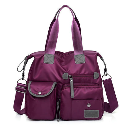 Sac à main femme polyvalent en nylon indigo chic