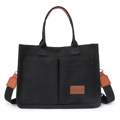 Sac à main en toile chic et polyvalent pour femme