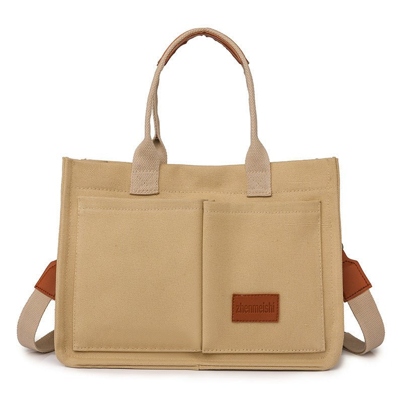 Sac à main en toile chic et polyvalent pour femme
