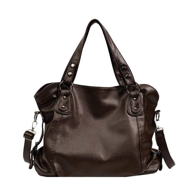 Sac à main femme cuir luxe avec bretelle détachable - Foivo