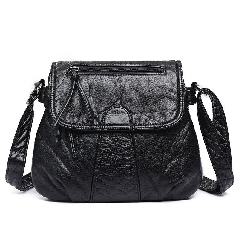 Sac à main en cuir noir chic pour femme - Foivo