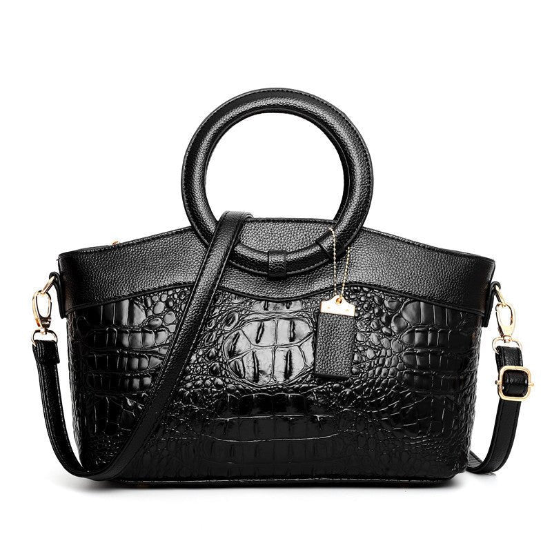 Sac à main femme chic en cuir croco tendance - Foivo