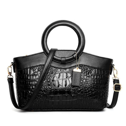 Sac à main femme chic en cuir croco tendance - Foivo