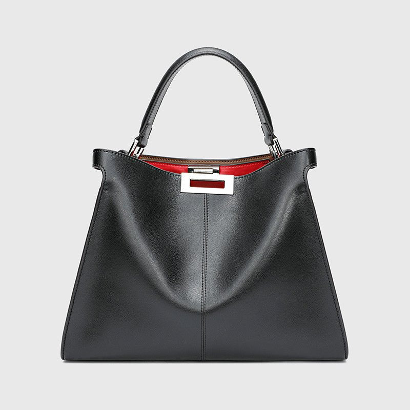Sac à main chic en cuir femme, style vintage élégant - Foivo