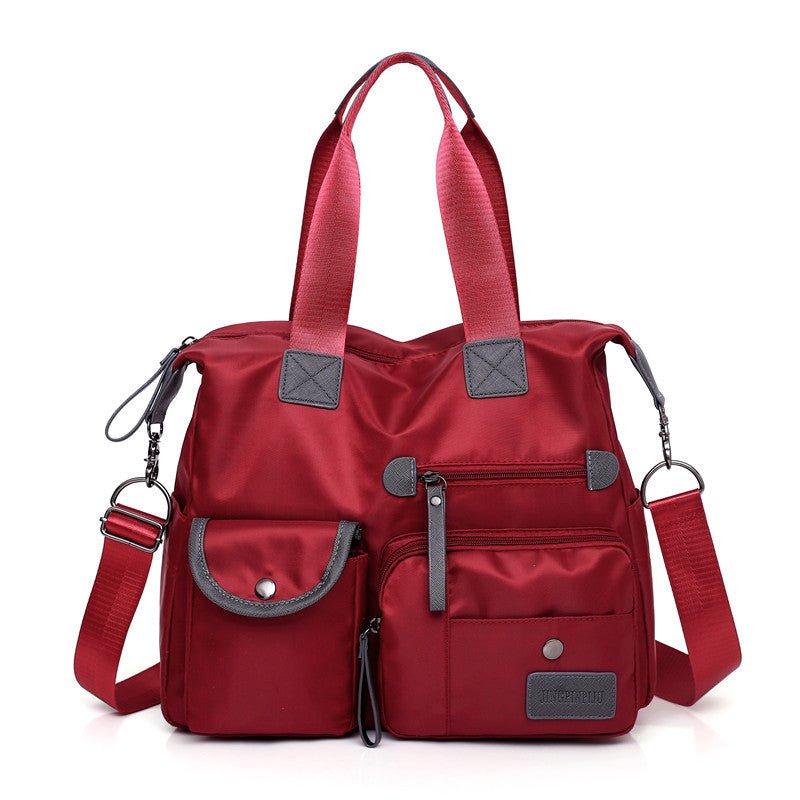 Sac à main femme polyvalent en nylon indigo chic