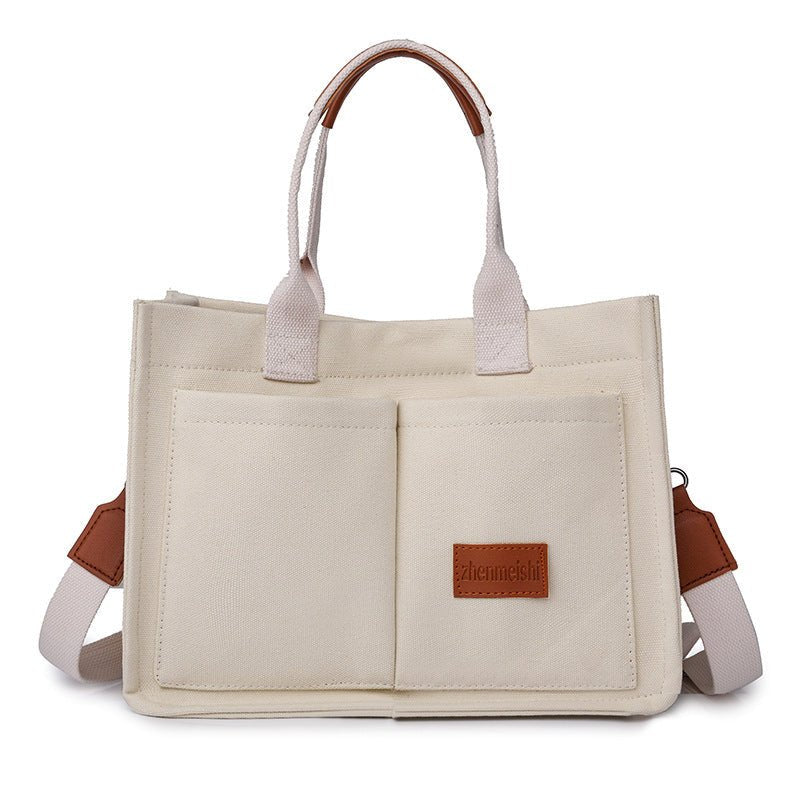 Sac à main en toile chic et polyvalent pour femme