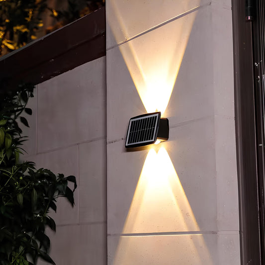 Lampe Murale Solaire LED Noire - BlxckFR