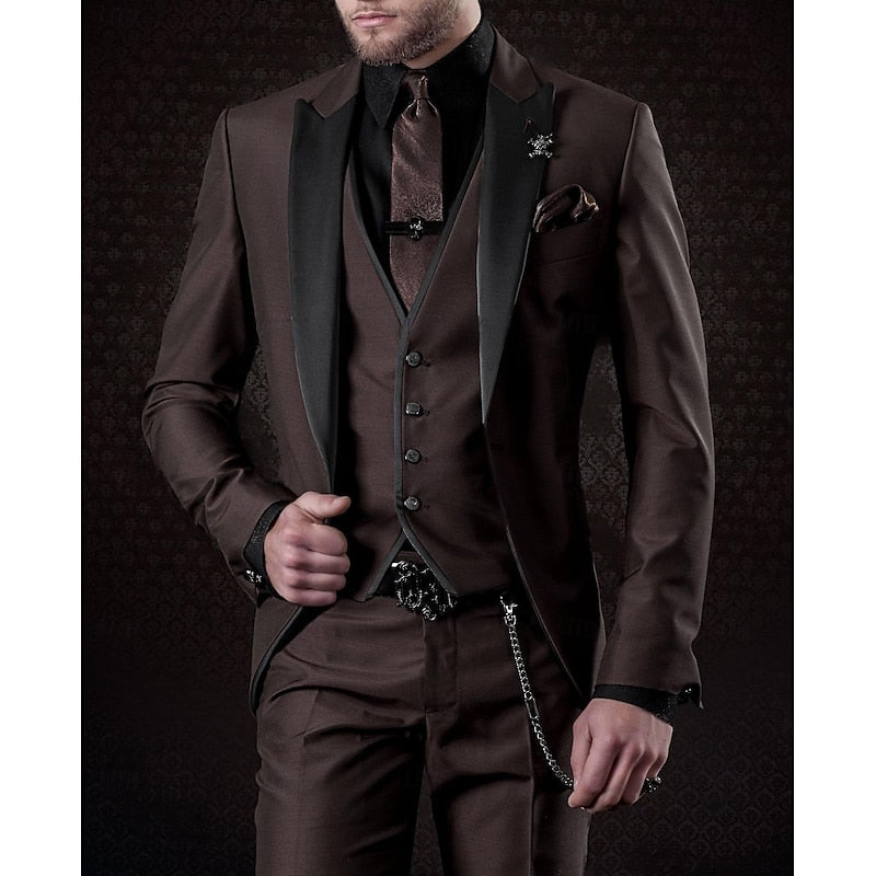 Costume Homme Classique en Trois Pièces