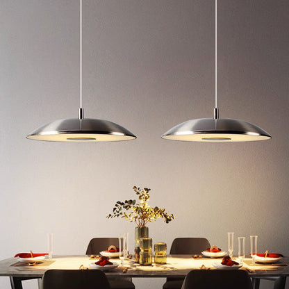 Lampe Suspendue LED Chic Minimaliste – Éclairage Raffiné en Métal et Noir - Foivo