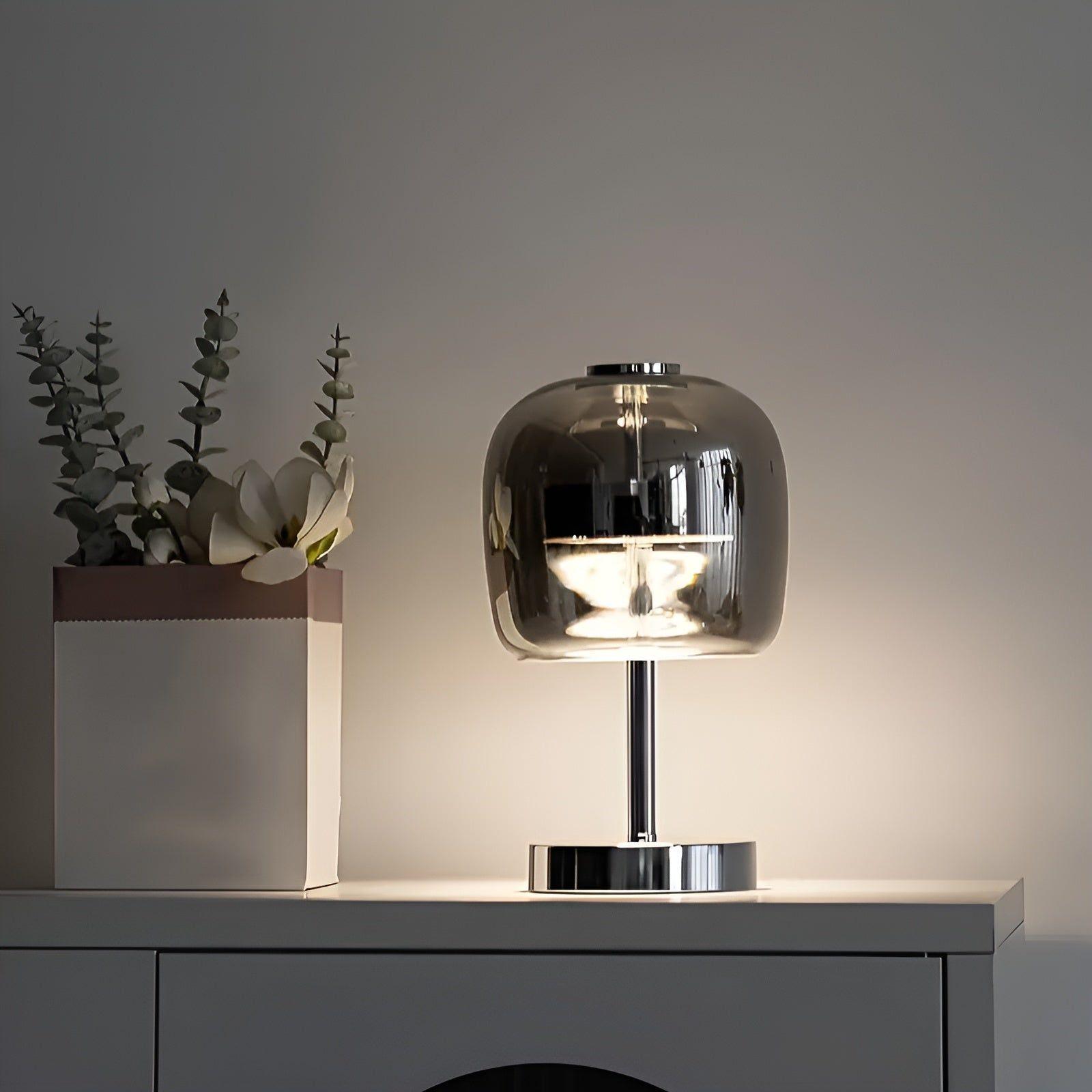 Lampe de Bureau Élégante Verre Brillant - BlxckFR