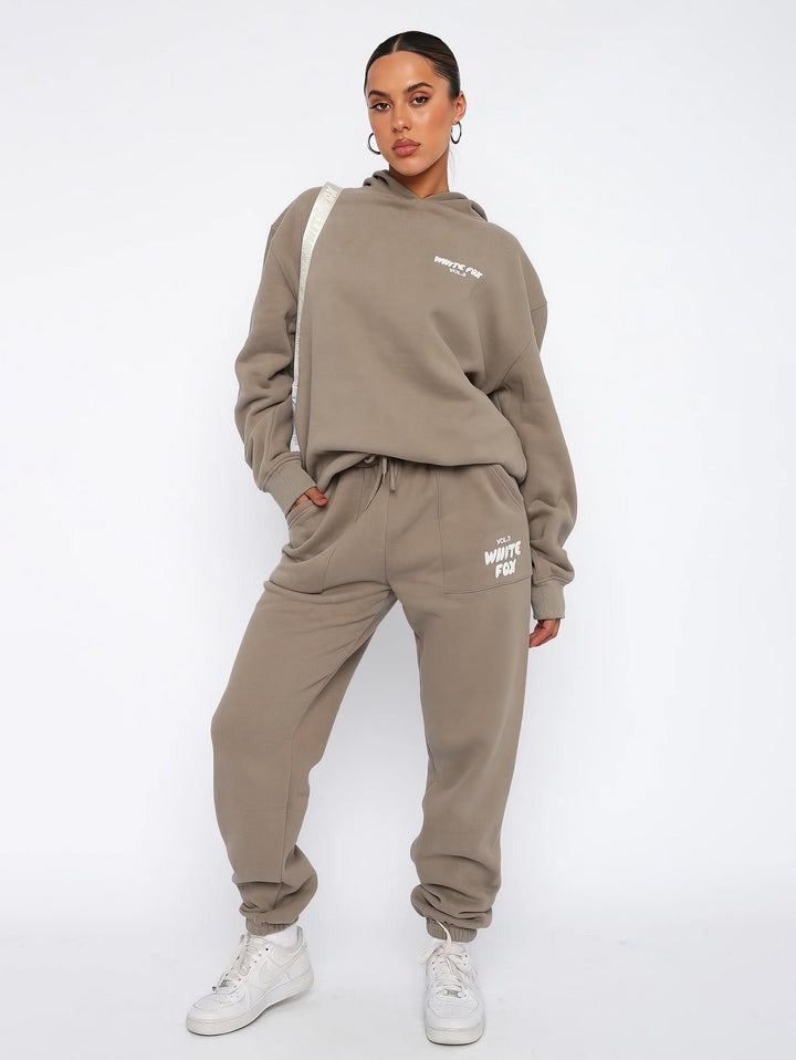 Ensemble deux pièces douillet Lyka | Combinaison veste polaire et pyjama chaud - BlxckFR