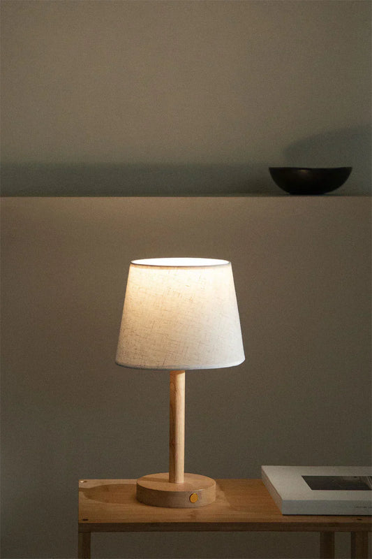 Lampe de bureau portable en chêne - BlxckFR