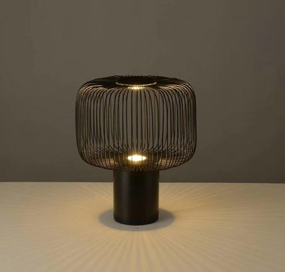 Lampe de Bureau Chic | Base en Pierre et Lumière Douce