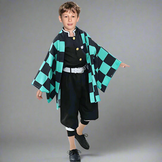 Costume Enfant Japonais Kimono Coloré - BlxckFR