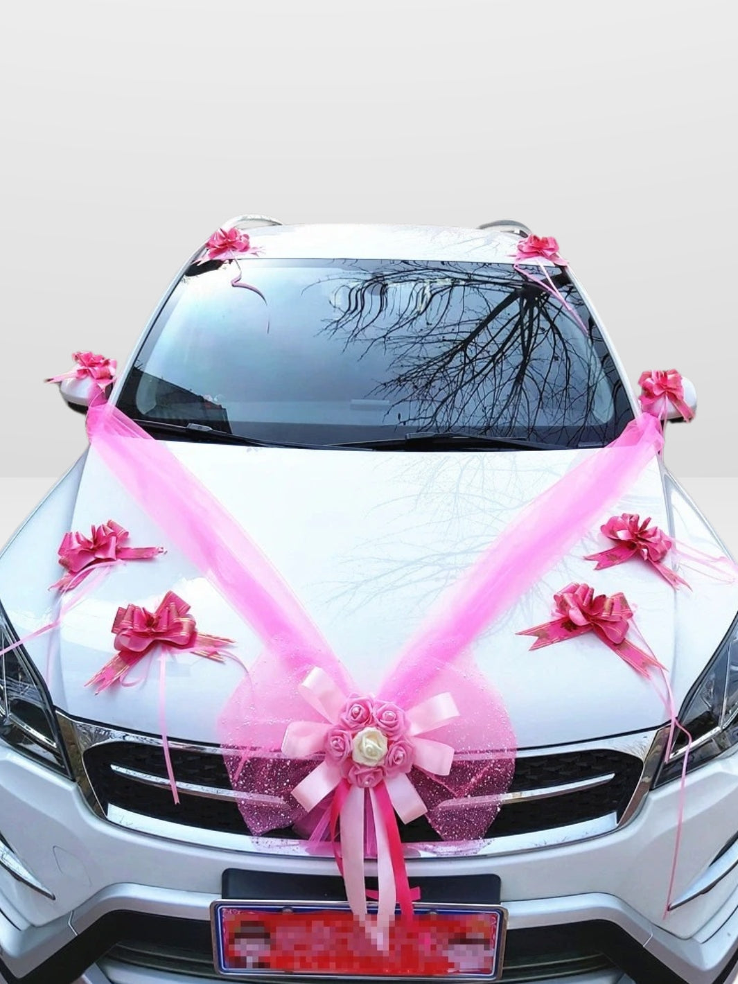 Kit Décoration Mariage Voiture Élégant - Foivo