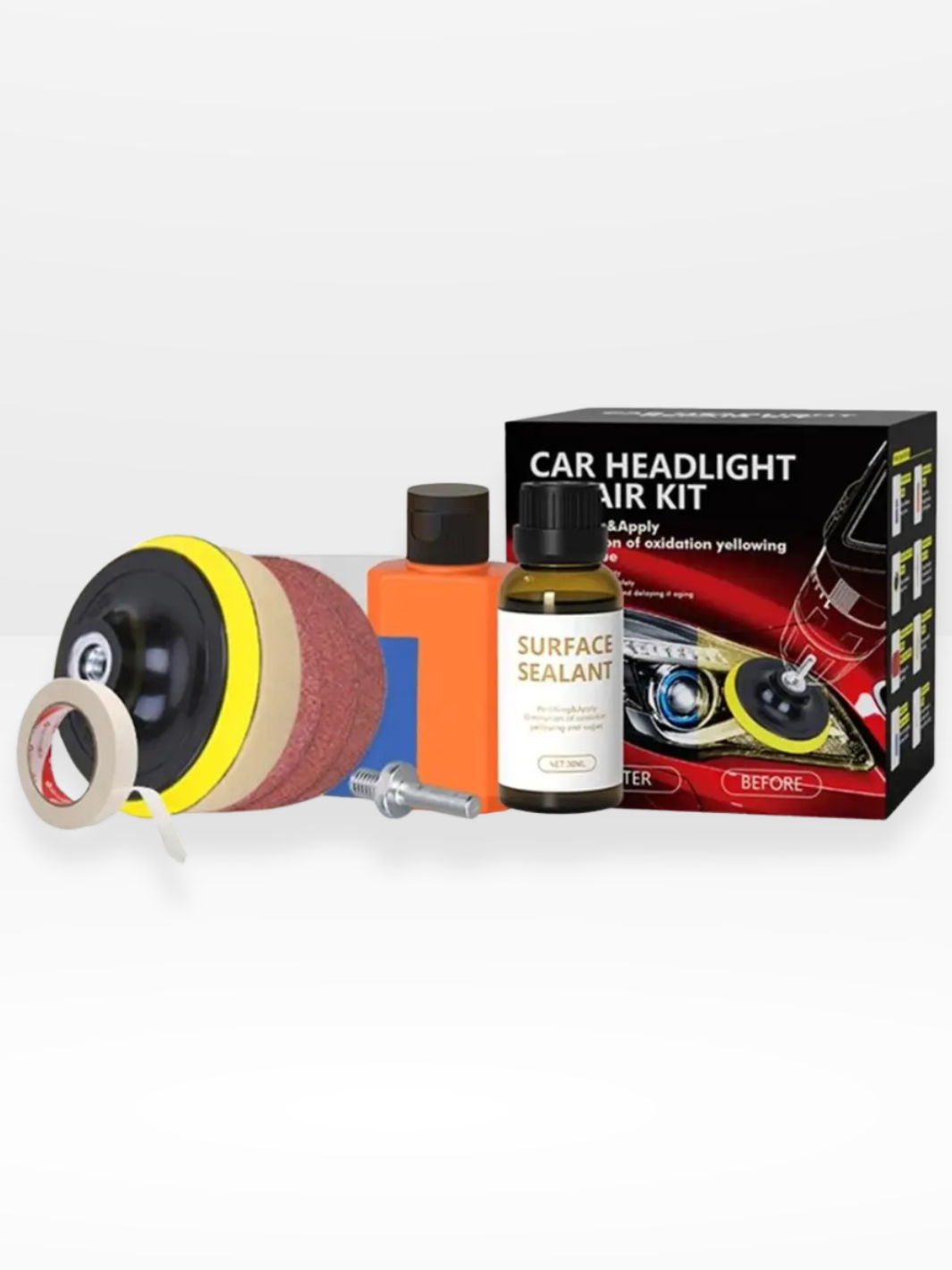 Kit Réparation Phare Rapide | Phares comme Neuf en Instant - Foivo