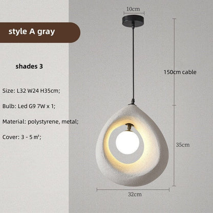 Luminaire Suspendu Élégant Bois LED