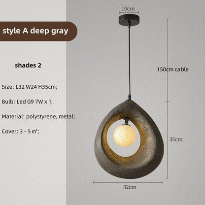 Luminaire Suspendu Élégant Bois LED