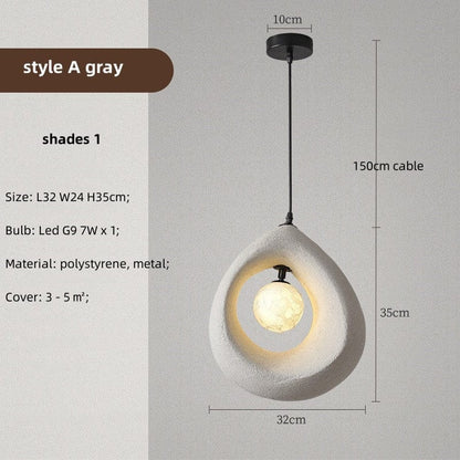 Luminaire Suspendu Élégant Bois LED