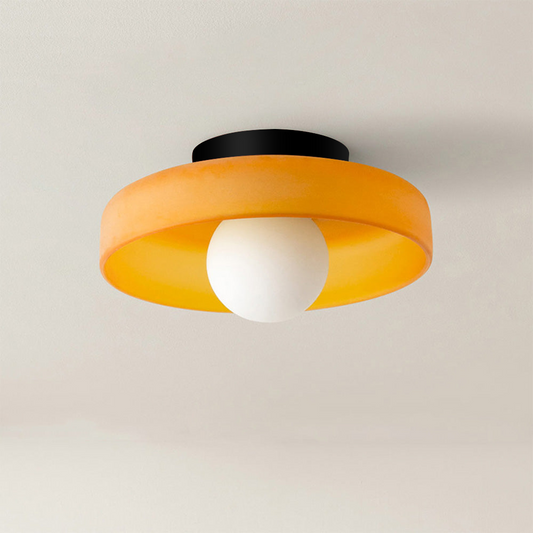 Lampe Design Rond en Verre - Déco Élégante pour Maison - Foivo