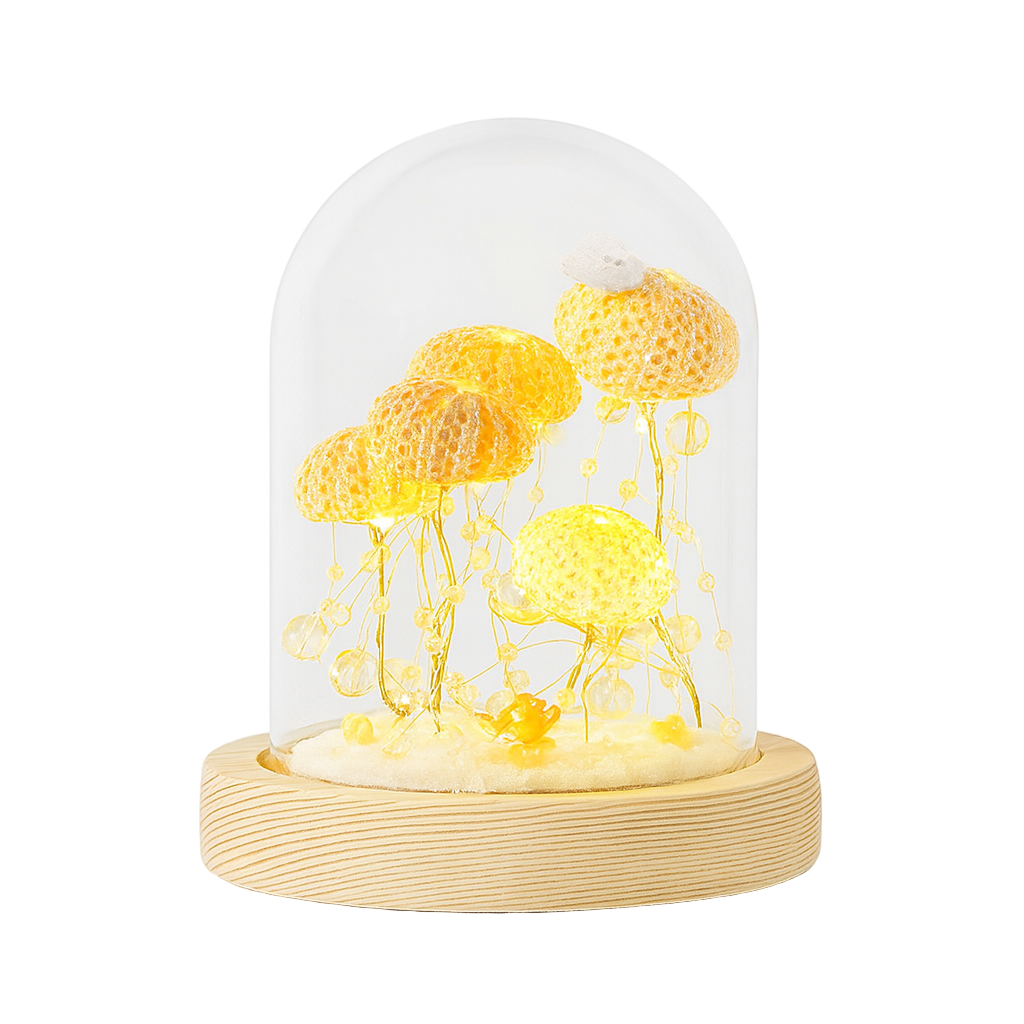 Lampe de Table Verre avec Éclairage Doux - BlxckFR
