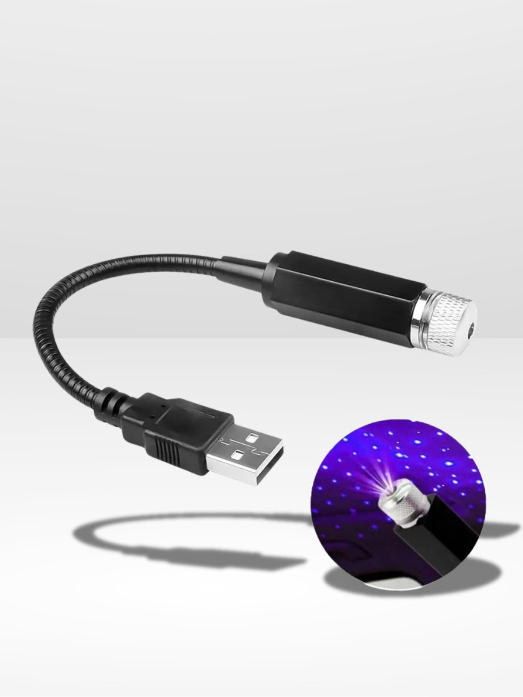 Lampe LED Ambiance Voiture Étoilée