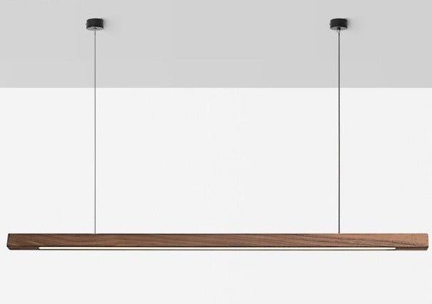 Lampe Suspendue Bois LED Élégante Réglable