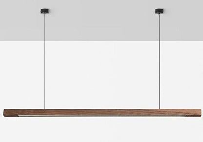 Lampe Suspendue Bois LED Élégante Réglable