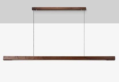 Lampe Suspendue Bois LED Élégante Réglable