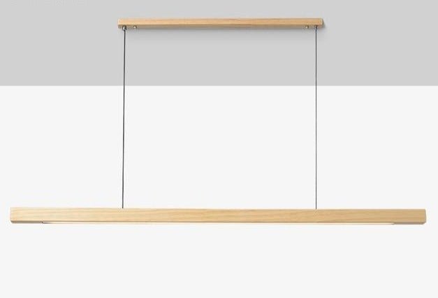 Lampe Suspendue Bois LED Élégante Réglable
