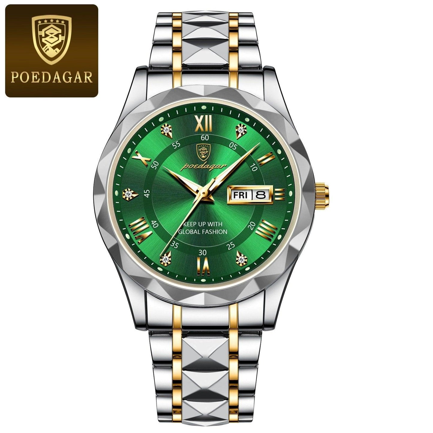 Montre Homme Sport Élégante Acier Inoxydable