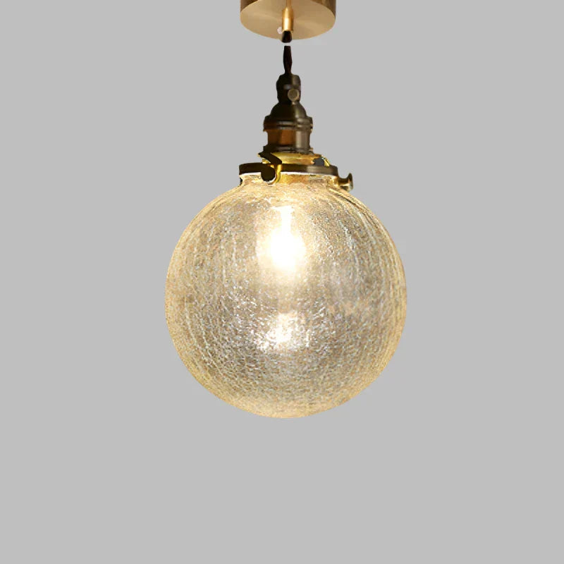 Luminaire Suspendu Verre Clair Design Scandi