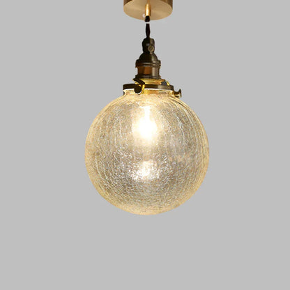 Luminaire Suspendu Verre Clair Design Scandi
