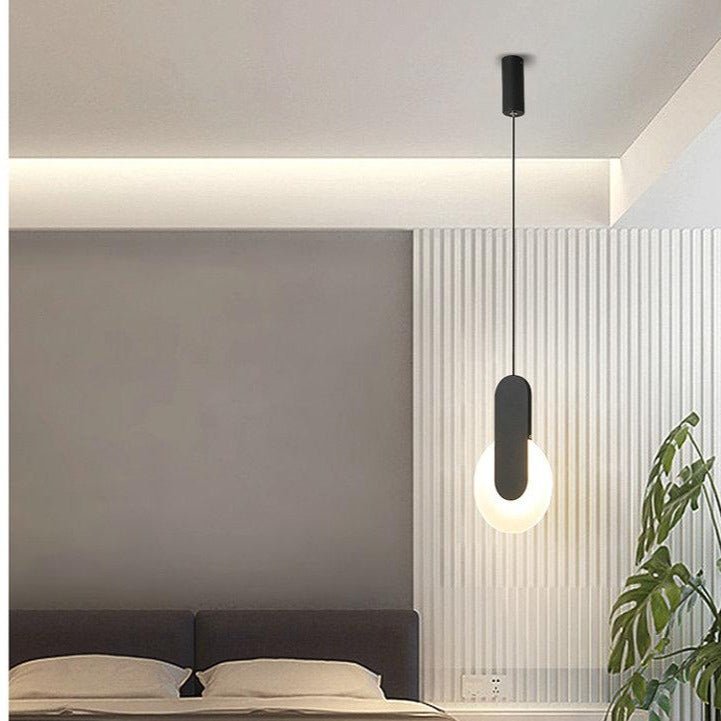 Luminaire LED Suspenu Chaleureux | Teinte de Lumière Variable et Design Raffiné