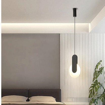 Luminaire LED Suspenu Chaleureux | Teinte de Lumière Variable et Design Raffiné