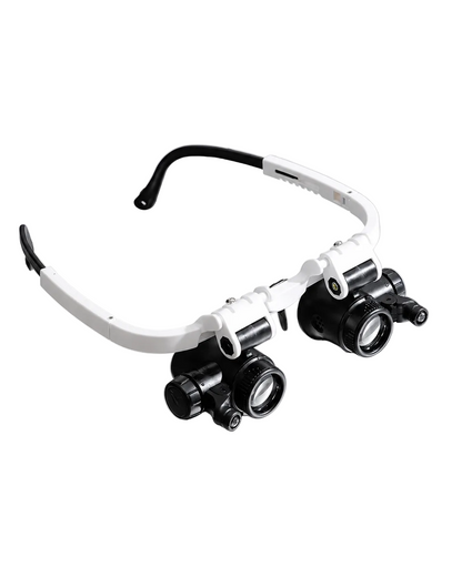 Lunettes Loupe Unisexe avec Éclairage LED Ergonomique - Foivo