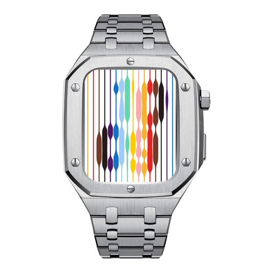 Montre Connectée Étui Acier Inoxydable Élégant - BlxckFR