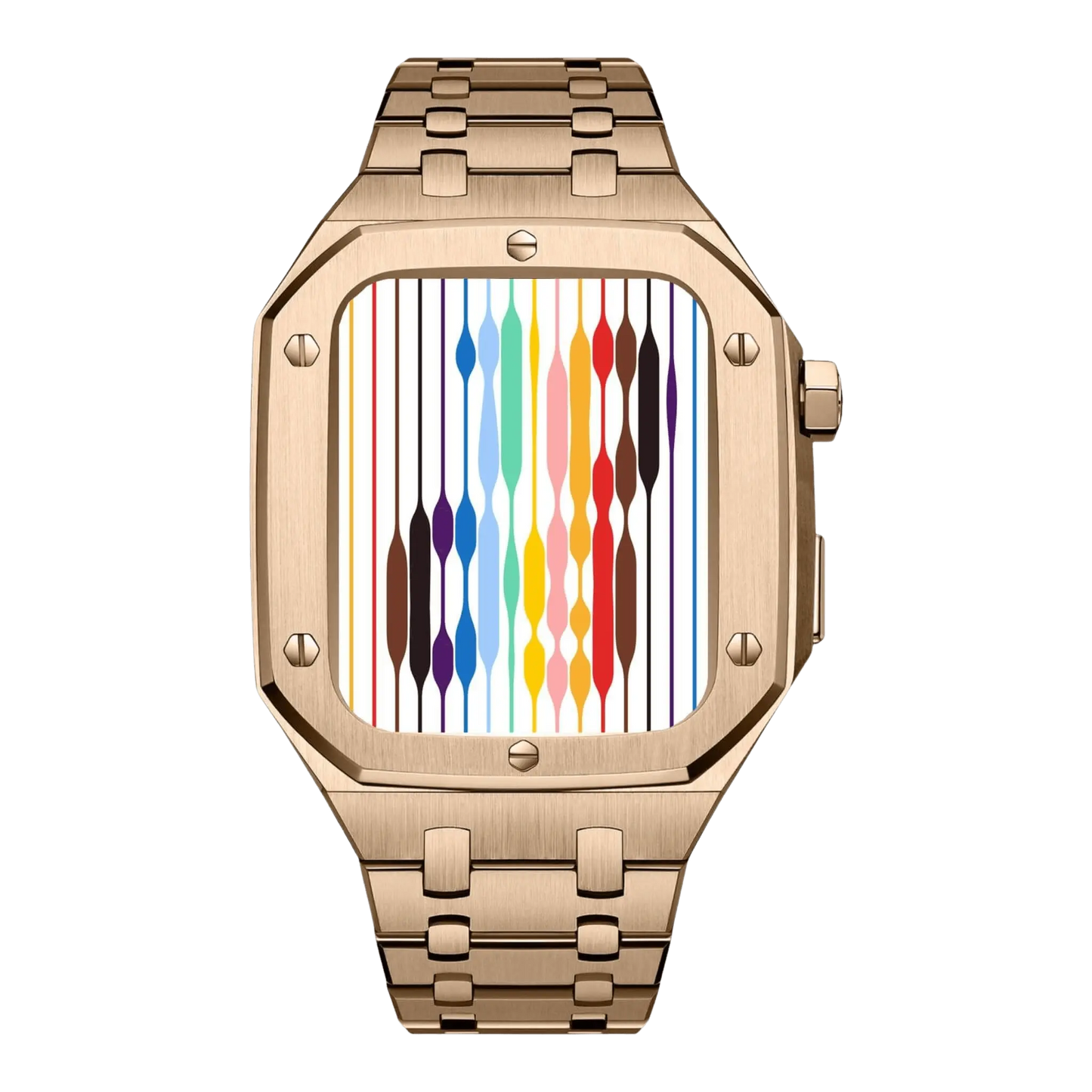Montre Connectée Étui Acier Inoxydable Élégant