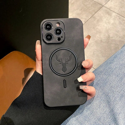 Étui Téléphone Cuir Magnétique