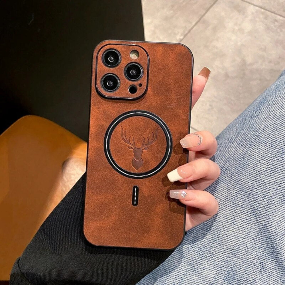 Étui Téléphone Cuir Magnétique - BlxckFR