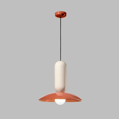 Lampe Suspendue Rondelle Colorée